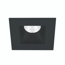 Ocularc 2.0 LED Square Open Reflector Narrow 2700K Trim with Light Engine and New Construction or Remodel Housing in Black