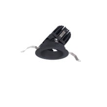 FQ 2' Shallow Round Adjustable Trim Dim-to-Warm Black