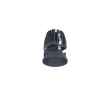 FQ 2' Shallow Round DownlightTrimless Dim-to-Warm Black