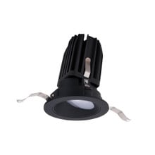 FQ 2' Round Wall Wash Trim Dim-to-Warm Black