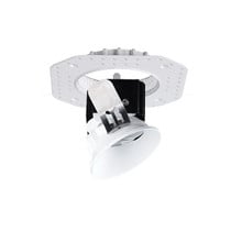 Aether Round Adjustable Trimless with LED Light Engine Flood 50 Beam 2700K in White