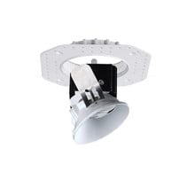 Aether Round Adjustable Trimless with LED Light Engine Flood 50 Beam 4000K in Haze
