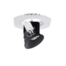 Aether Round Adjustable Trimless with LED Light Engine Narrow 25 Beam 2700K in Black