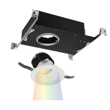 Aether Color Changing LED Round Adjustable Trim with Light Engine Flood Beam in White