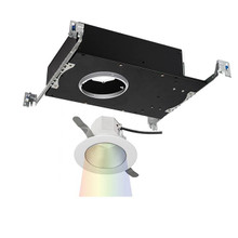 Aether Color Changing LED Round Open Reflector Trim with Light Engine Narrow Beam in Haze White