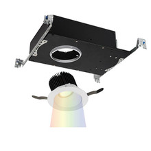 Aether Color Changing LED Square Wall Wash Trim with Light Engine in White