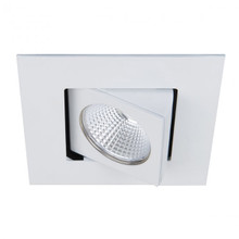 Ocularc 3.0 LED Square Adjustable Narrow 2700K Trim with Light Engine in White