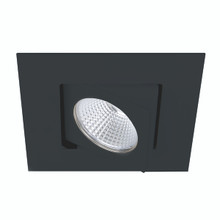 Ocularc 3.0 LED Square Adjustable Spot 2700K Trim with Light Engine in Black
