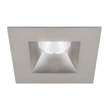 Ocularc 3.0 LED Square Open Reflector Flood 3000K Trim with Light Engine in Brushed Nickel
