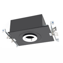 Volta LED 15W New Construction IC Rated Chicago Plenum Housing for Round Invisible Trim with Emergency Backup Battery