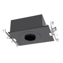 Volta LED 25W New Construction IC Rated Chicago Plenum Housing for Round Trim with Emergency Backup Battery