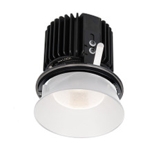 Volta Round Invisible Trim with LED Light Engine Spot 15 Beam 3500K White in White