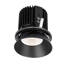 Volta Round Invisible Trim with LED Light Engine Wide Flood 60 Beam 2700K Warm White 90CRI in Black