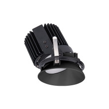 Volta Round Wall Wash Invisible Trim with LED Light Engine Asymmetrical Beam 4000K Cool White in Black