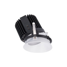 Volta Round Wall Wash Trim with LED Light Engine Asymmetrical Beam 3500K White in Haze