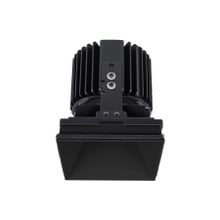 Volta Square Invisible Trim with LED Light Engine Flood 45 Beam 3500K White in Black