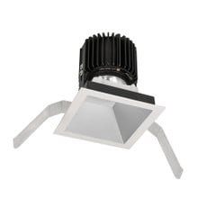 Volta Square Trim with LED Light Engine Spot 15 Beam 3000K Soft White 90CRI in Haze White