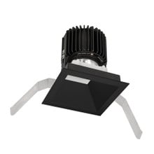 Volta Square Trim with LED Light Engine Wide Flood 60 Beam 3500K White in Black