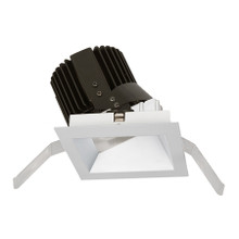 Volta Square Wall Wash Trim with LED Light Engine Asymmetrical Beam 2700K Warm White in Haze