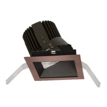 Volta Square Wall Wash Trim with LED Light Engine Asymmetrical Beam 3500K White in Copper Bronze