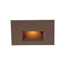 LEDme Horizontal Amber Step and Wall Light in Bronze