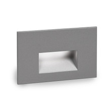LEDme Horizontal Step and Wall Light 120V Amber in Graphite