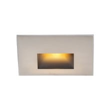LEDme Horizontal Amber Step and Wall Light 277V in Brushed Nickel