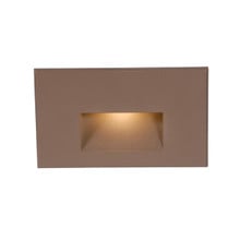 LEDme Horizontal Step and Wall Light 277V Blue in Bronze