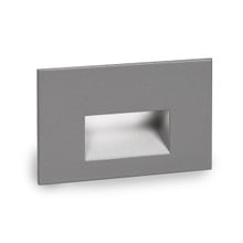 LEDme Horizontal Step and Wall Light 277V Blue in Graphite