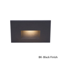LEDme Horizontal Step and Wall Light 277V Red in Black
