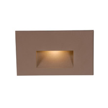 LEDme Horizontal Step and Wall Light 120V Red in Bronze