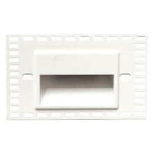 LEDme Horizontal Trimless Step and Wall Light 2700K in White
