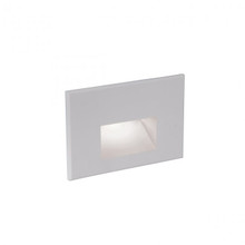 STEP LGT 120V 2700K ANTI MICROBIAL WHITE in White on Aluminum