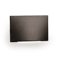 LED Horizontal Scoop Step and Wall Light 277V 3000K in Bronze