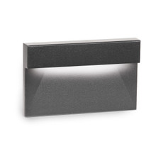 LED Horizontal Ledge Step and Wall Light 277V 3000K in Black