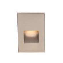 LEDme Vertical Step and Wall Light 120V 2700K in Brushed Nickel