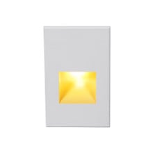 LEDme Vertical Amber Step and Wall Light in White