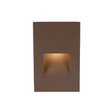 LEDme Vertical Step and Wall Light 120V Blue in Bronze