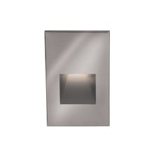 LEDme Vertical Step and Wall Light 120V Blue in Stainless Steel