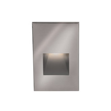 LEDme Vertical Step and Wall Light 120V Red in Stainless Steel