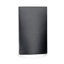 LED Vertical Scoop Step and Wall Light 120V 3000K in Black