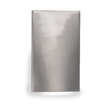 LED Vertical Scoop Step and Wall Light 120V 3000K in Brushed Nickel