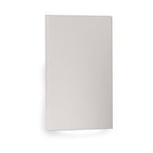 LED Vertical Scoop Step and Wall Light 120V 3000K in White