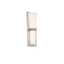Prohibition 20' LED Wall Sconce 3000K in Satin Nickel