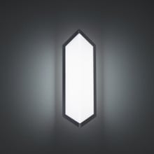 Corte 24' LED Outdoor Wall Sconce Light 4000K in Black