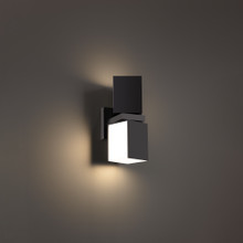 Vaiation 12' LED Outdoor Wall Sconce Light 4000K in Black