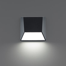 ATLANTIS 6' LED Outdoor Wall Sconce Light 3500K in Black