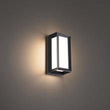 Argo 16' LED Outdoor Wall Sconce Light 3000K in Black