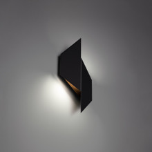 Alternate 18' LED Outdoor Wall Sconce Light 3500K in Black