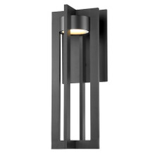 CHAMBER 20' LED Outdoor Wall Sconce Light 3000K in Black